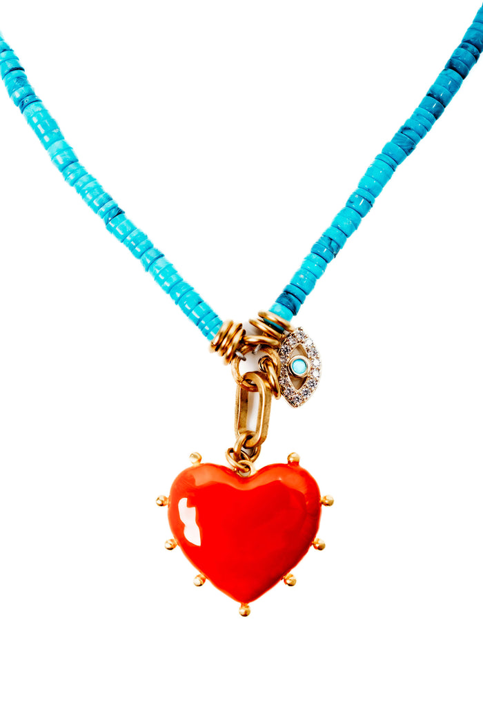 Elizabeth Cole Giselle Necklace Turquoise