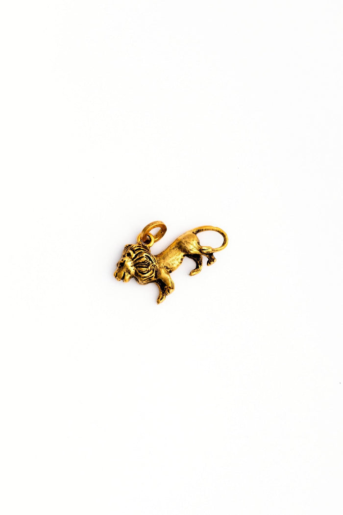 Elizabeth Cole Golden Lion Charm Large