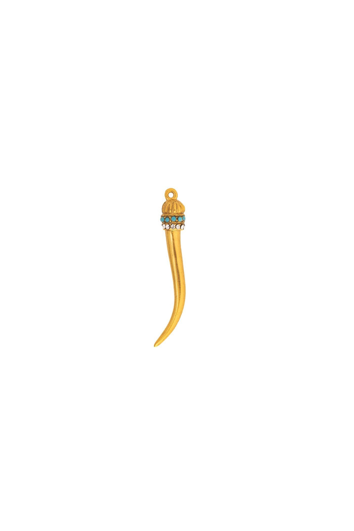 Elizabeth Cole Golden Tusk Charm Medium
