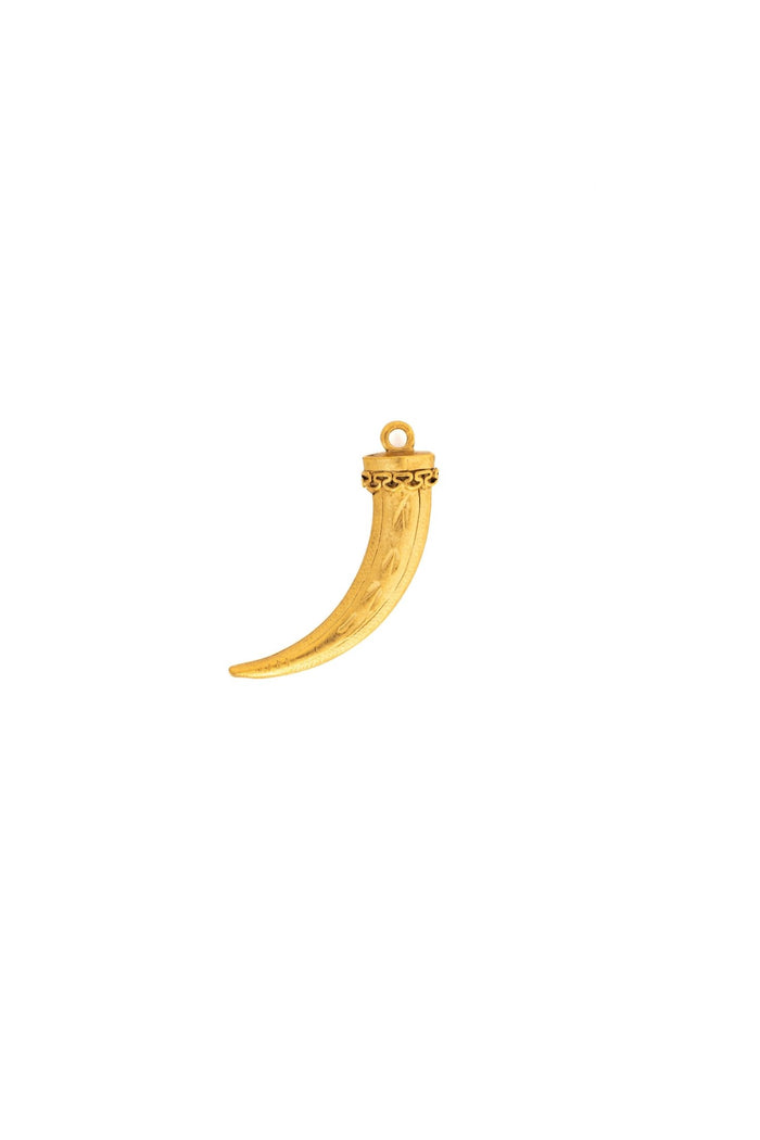 elizabeth cole Golden Tusk Charm Medium