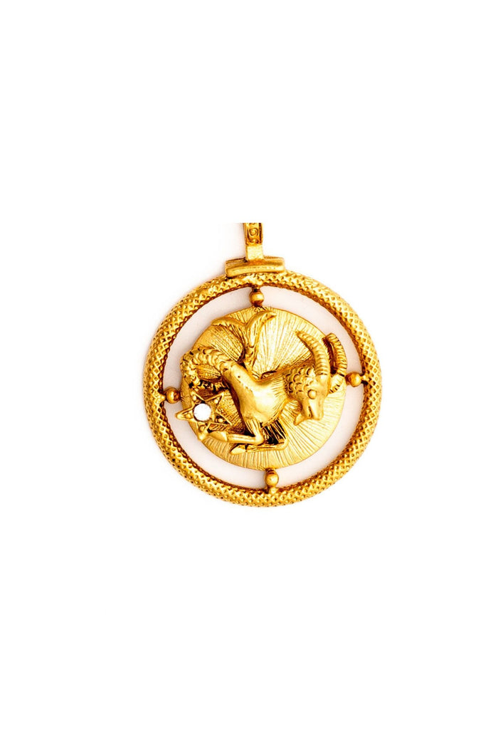 Elizabeth Cole Golden Zodiac Charm Aquarius