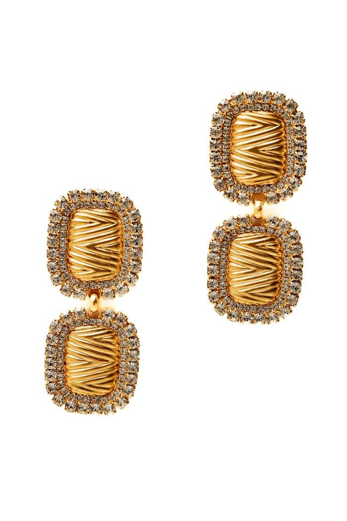 Elizabeth Cole Goldwyn Earrings Crystal