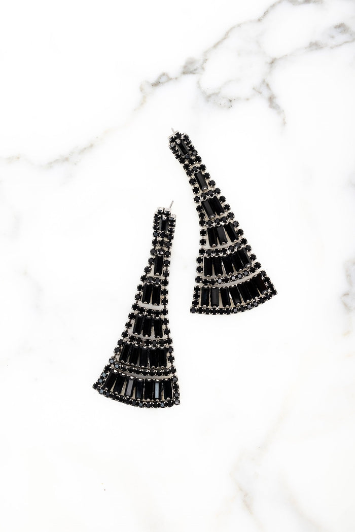 elizabeth cole Harlow Earrings Black