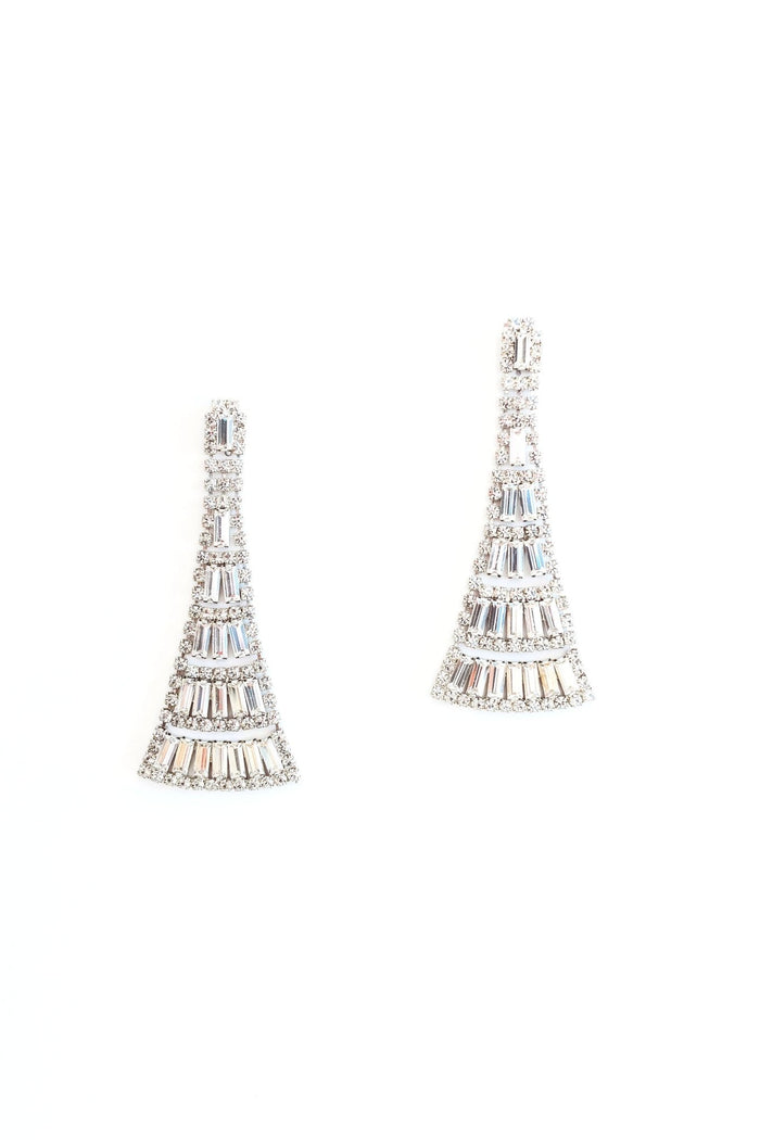 Elizabeth Cole Harlow Earrings Crystal