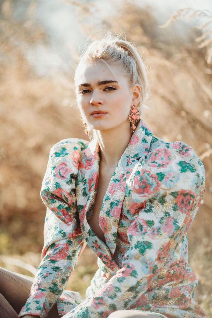 Elizabeth Cole Henning Earrings Pink