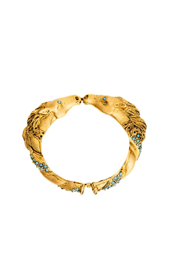 Elizabeth Cole Horse Head Bracelet Crystal
