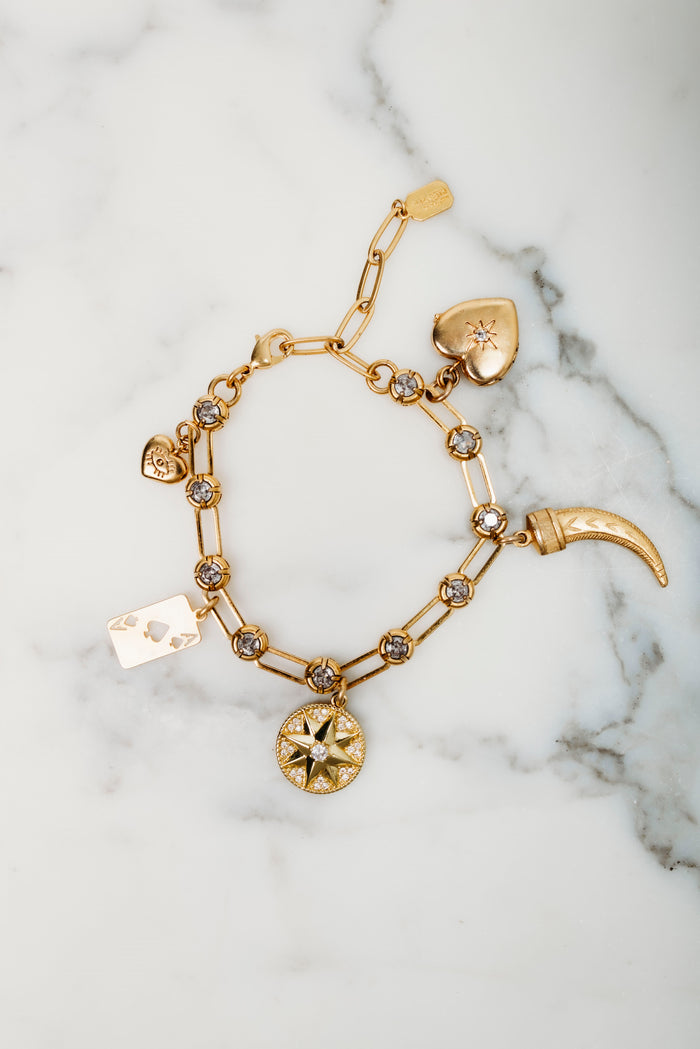 elizabeth cole Hyacith Bracelet Gold