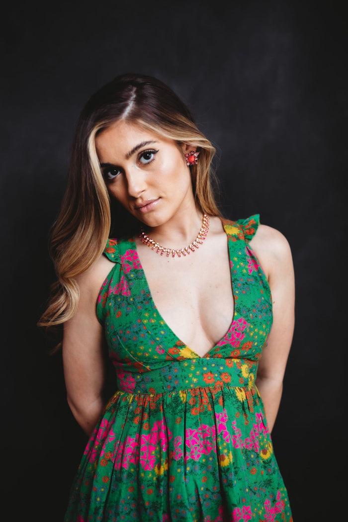 Elizabeth Cole Izara Necklace Pink