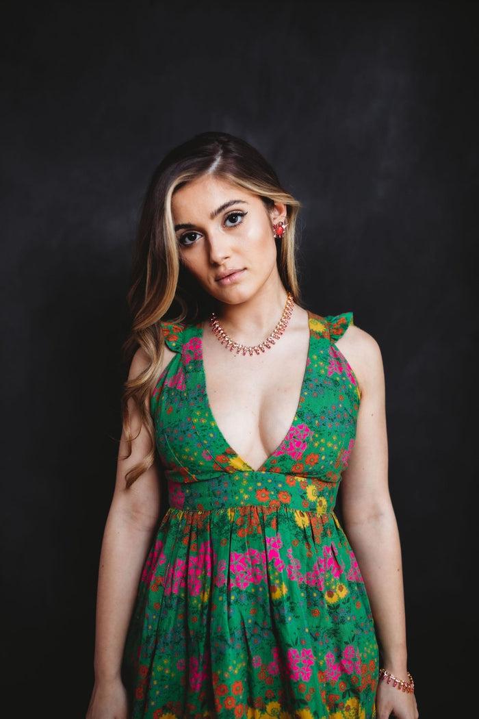 Elizabeth Cole Izara Necklace Pink