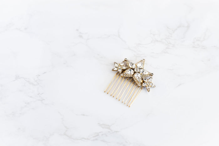 Elizabeth Cole Jeannie Hair Accessory Crystal