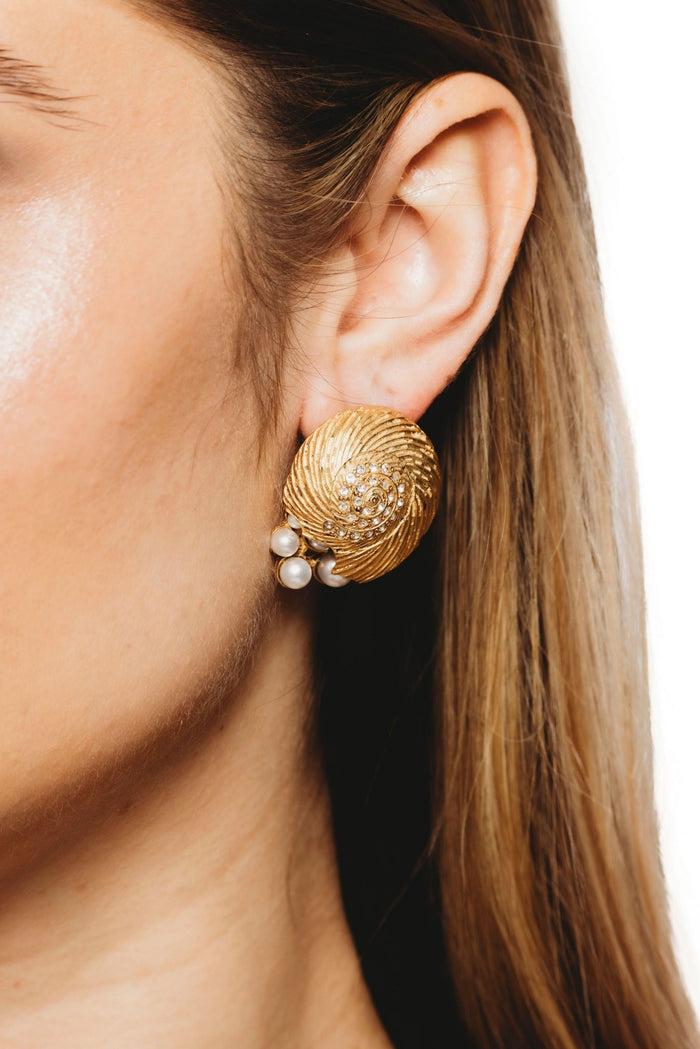 Elizabeth Cole Joelle Earrings Gold