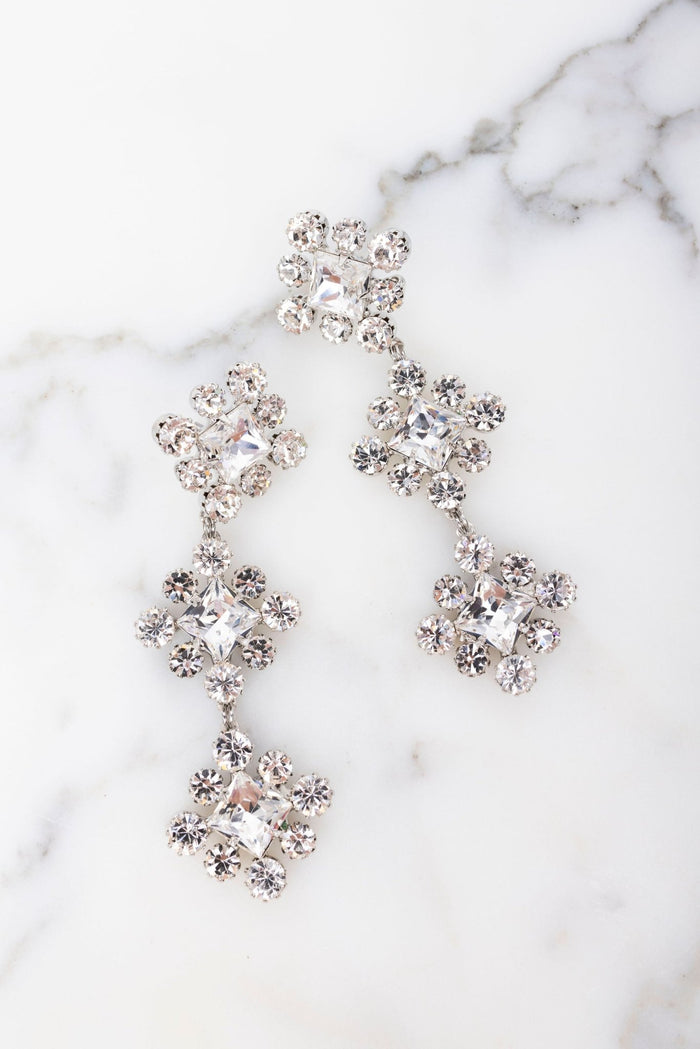 elizabeth cole Jordana Earrings Crystal