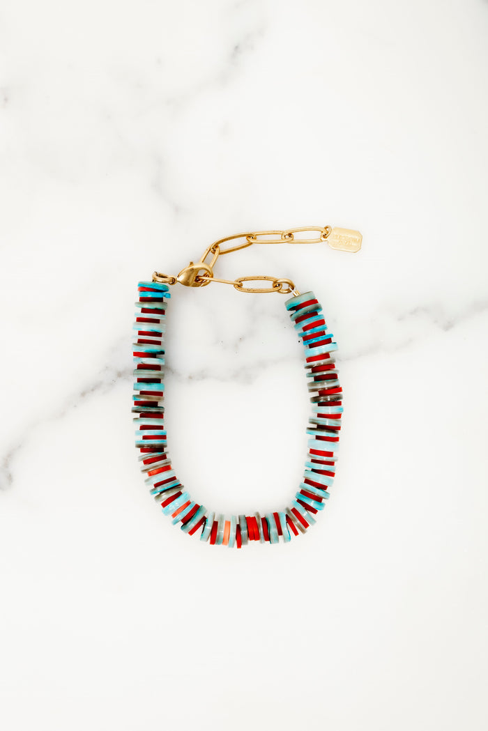 elizabeth cole Juno Bracelet Pink