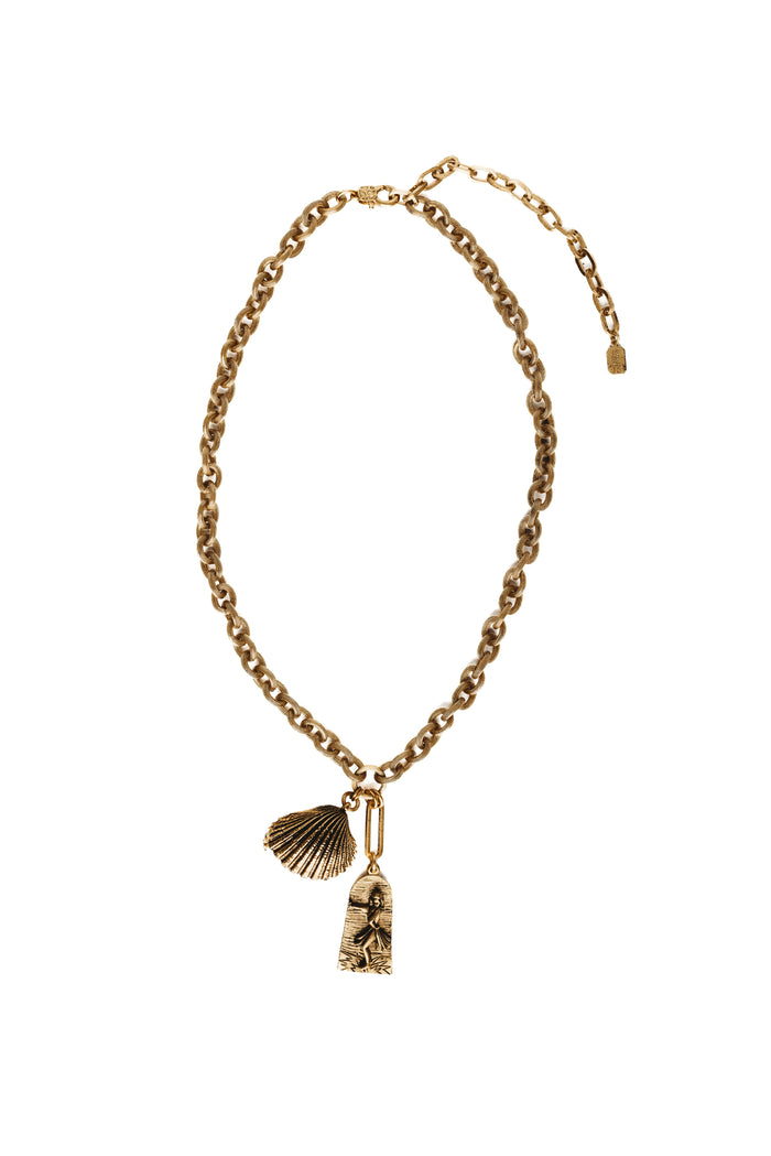 Elizabeth Cole Keilani Necklace Gold