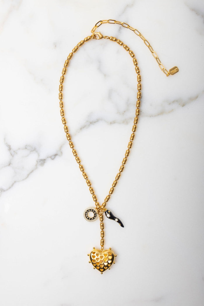 elizabeth cole Keira Necklace Gold
