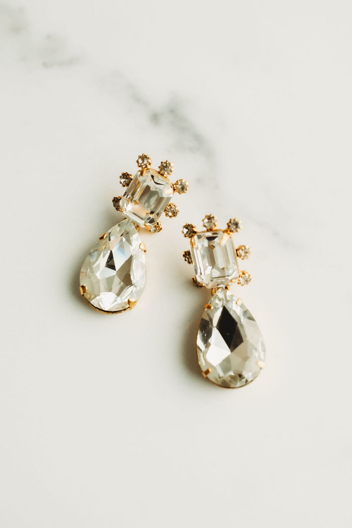 elizabeth cole Kelly Earrings Blue