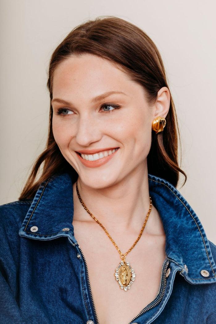 Elizabeth Cole Lena Necklace Gold