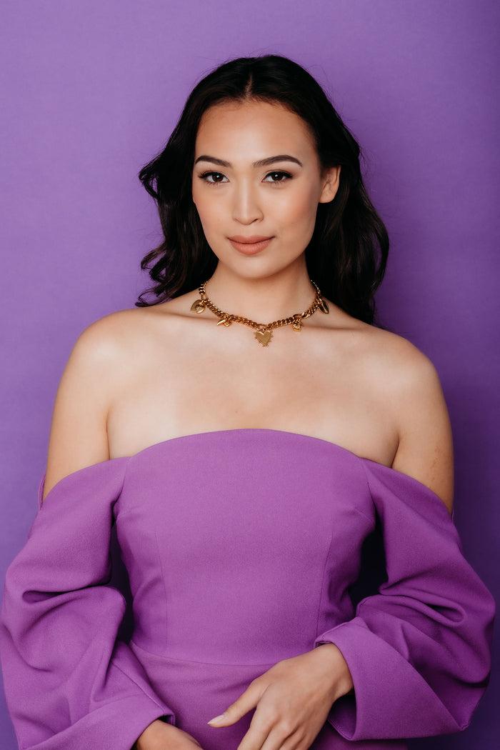 Elizabeth Cole Leorah Necklace Gold