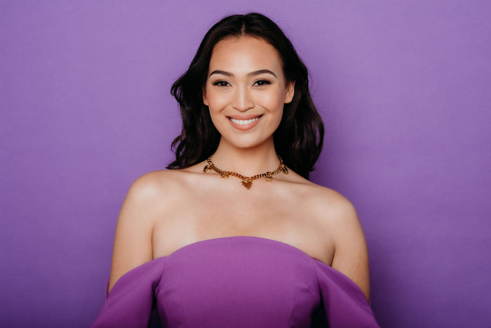 Elizabeth Cole Leorah Necklace Gold