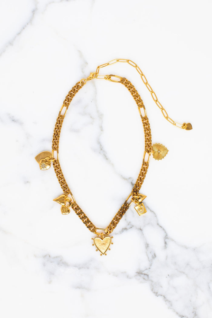 elizabeth cole Leorah Necklace Gold
