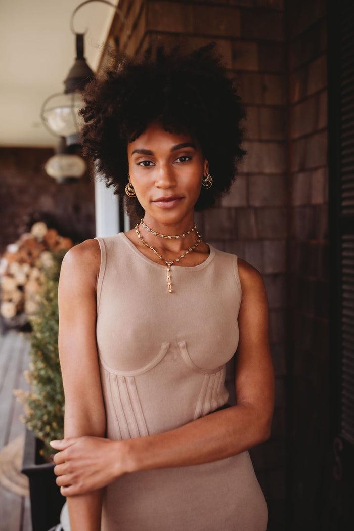 Elizabeth Cole Leta Necklace Gold