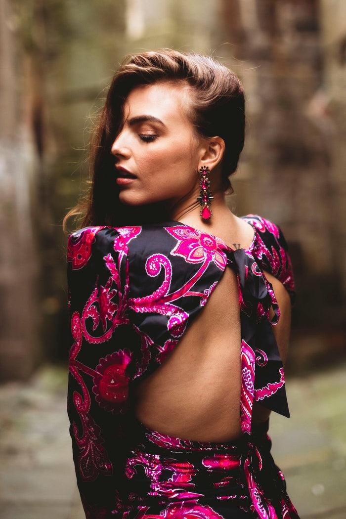 Elizabeth Cole Lila Earrings Pink