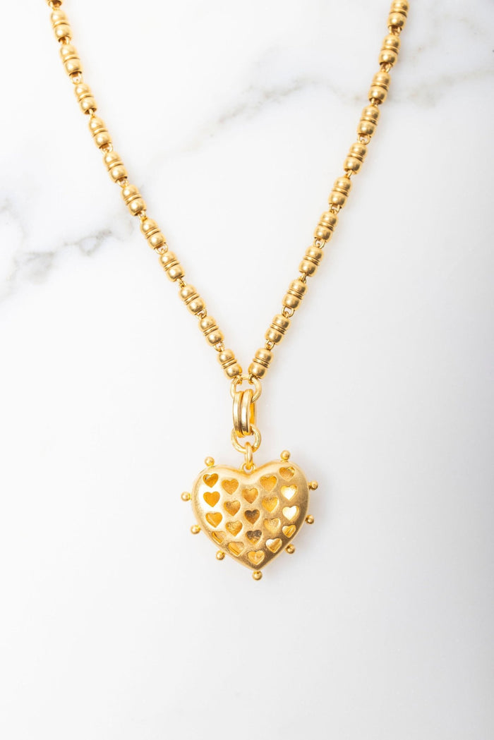 Elizabeth Cole Lorraine Necklace Gold