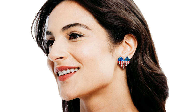 Elizabeth Cole Louisa Earrings Multi Color