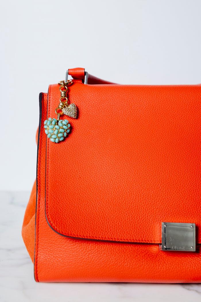 Elizabeth Cole Loveza Bag Charm Turquoise