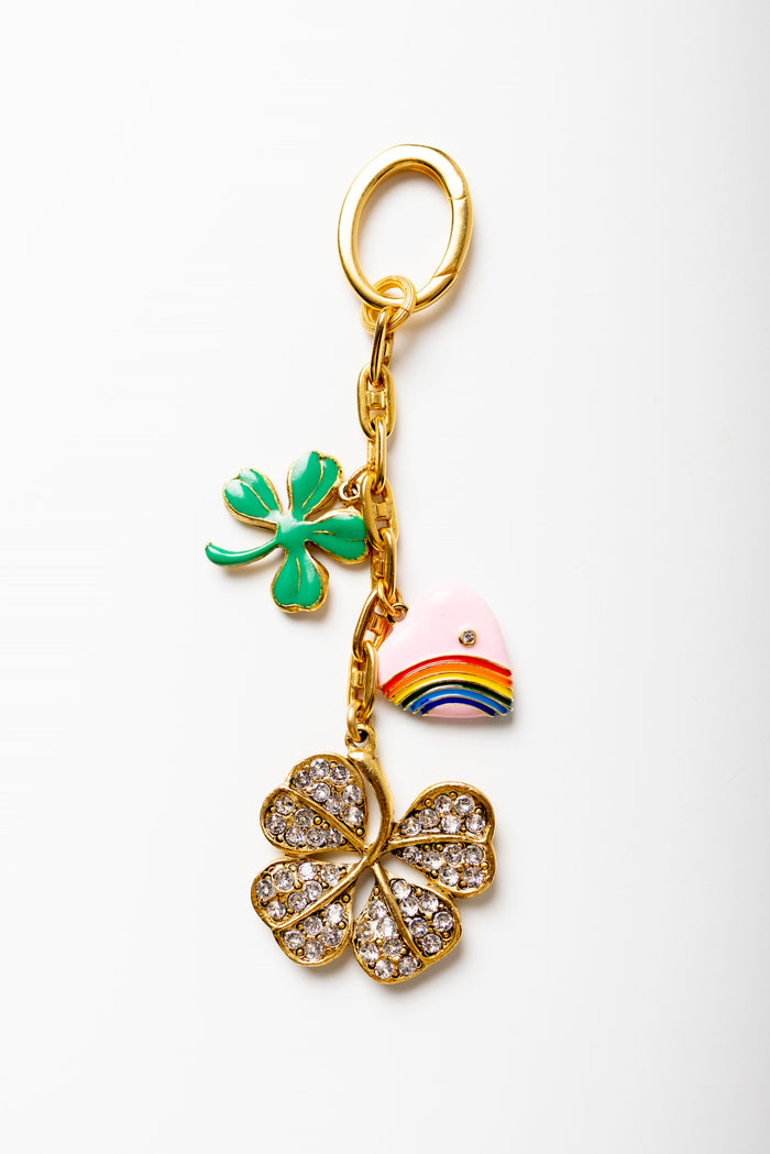 Elizabeth Cole Lucky Charms Bag Charm Multi