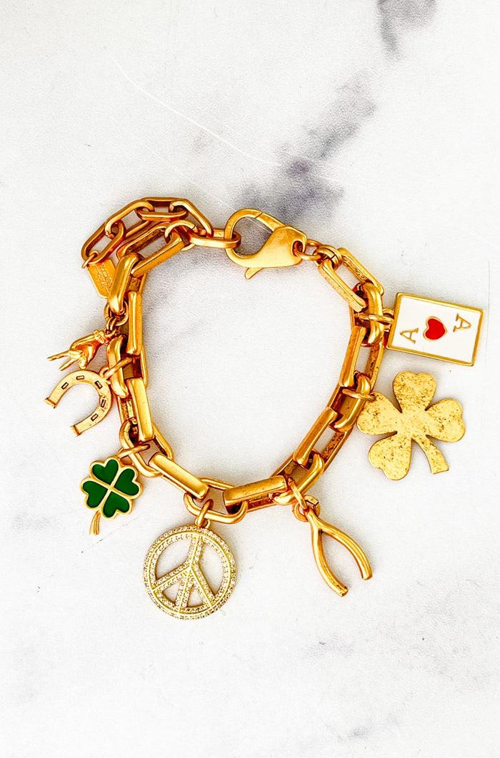 elizabeth cole Lucky You Bracelet Sold out