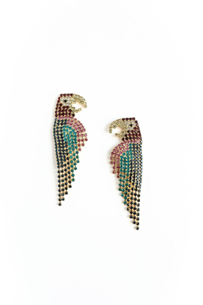 Elizabeth Cole Macaw Earring Multi