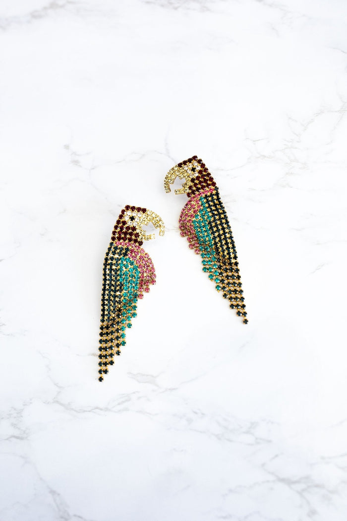 elizabeth cole Macaw Earring Multi