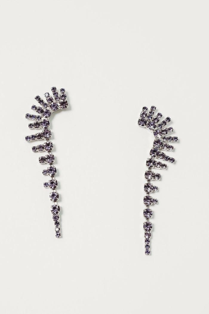 Elizabeth Cole Mae Earrings Crystal