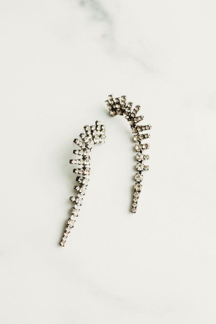 elizabeth cole Mae Earrings Crystal