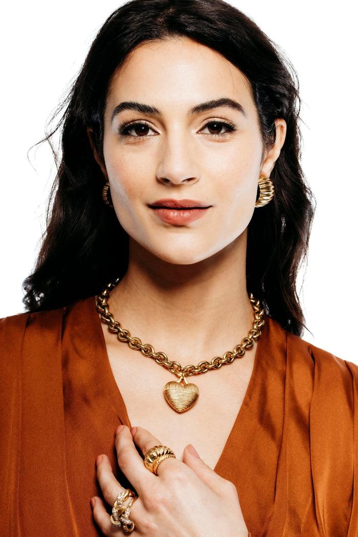 Elizabeth Cole Mallory Necklace Gold