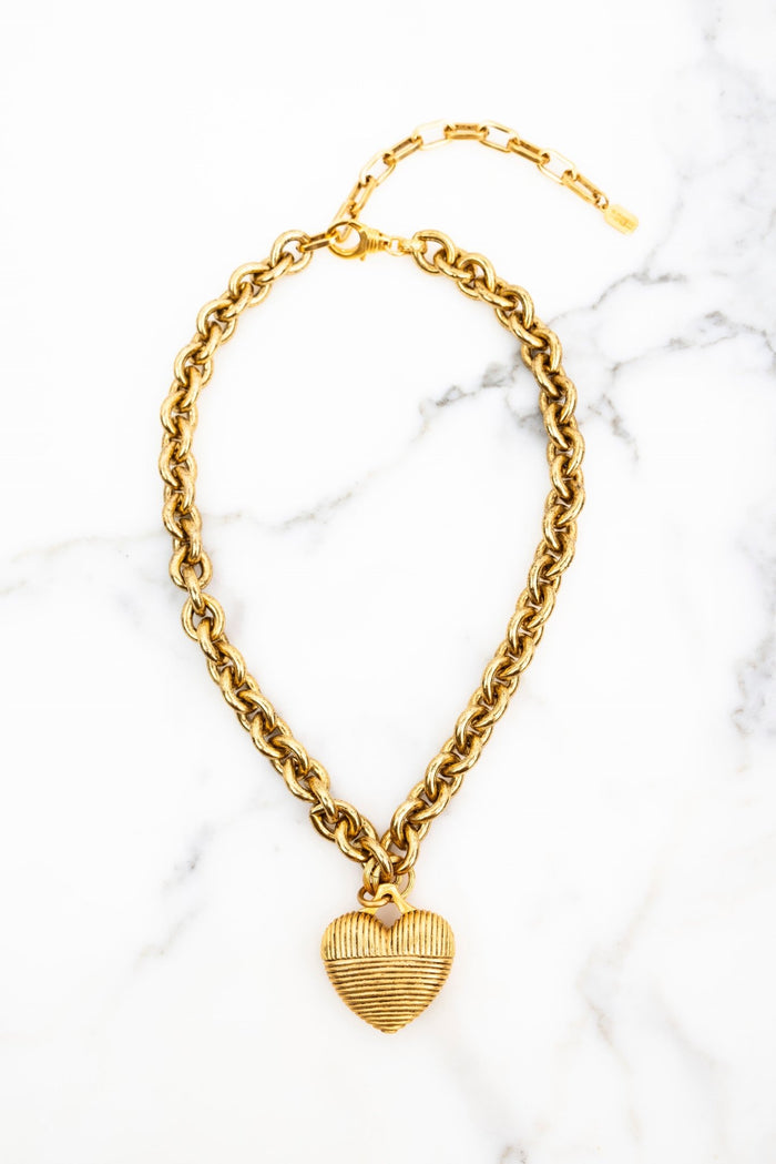 elizabeth cole Mallory Necklace Gold