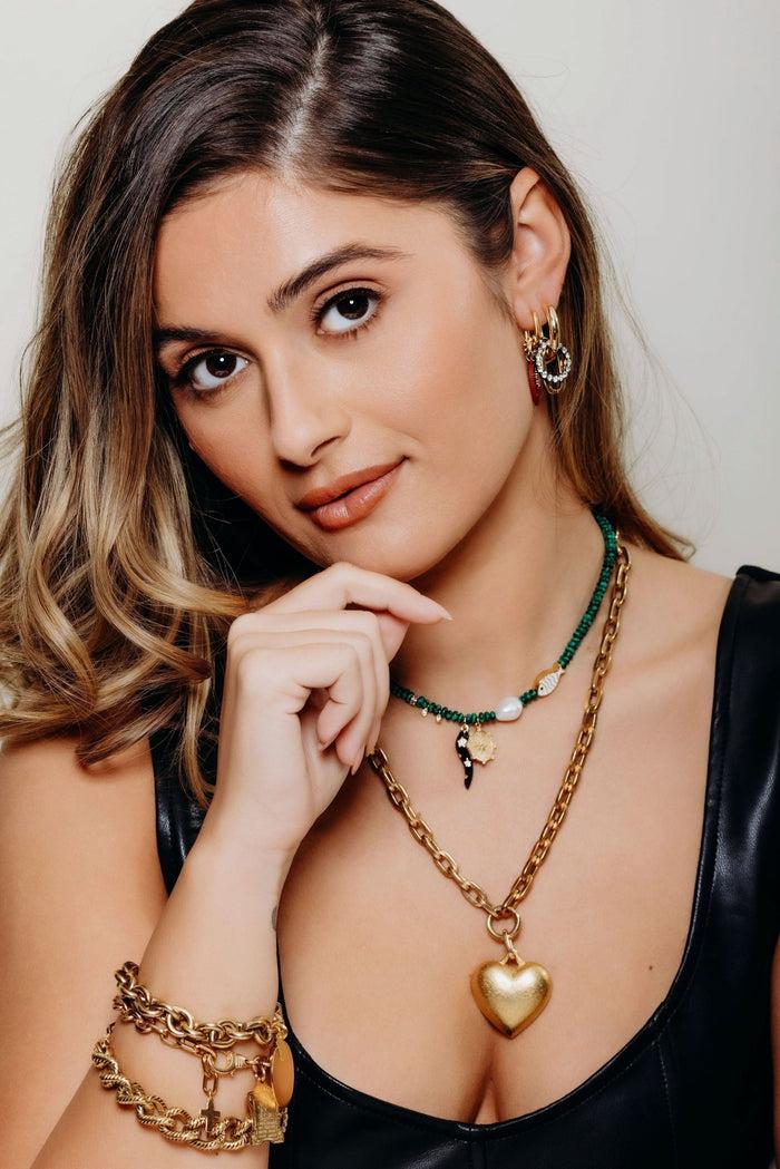 Elizabeth Cole Margaux Necklace Gold