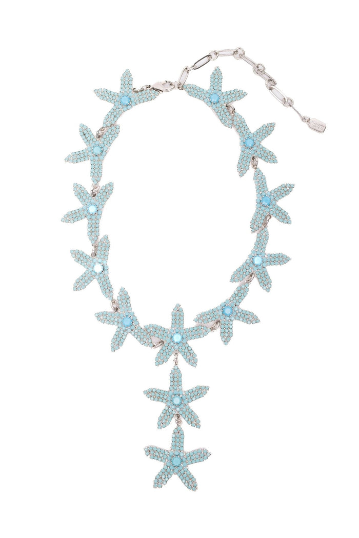 Elizabeth Cole Marinella Necklace Crystal