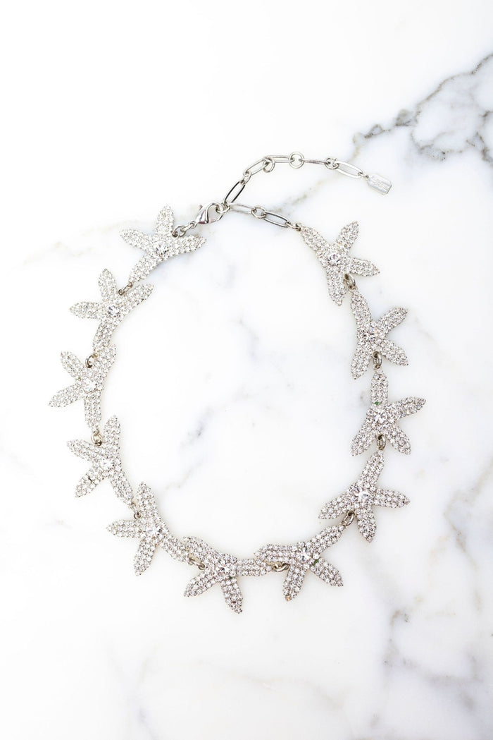 elizabeth cole Maristar Necklace Crystal
