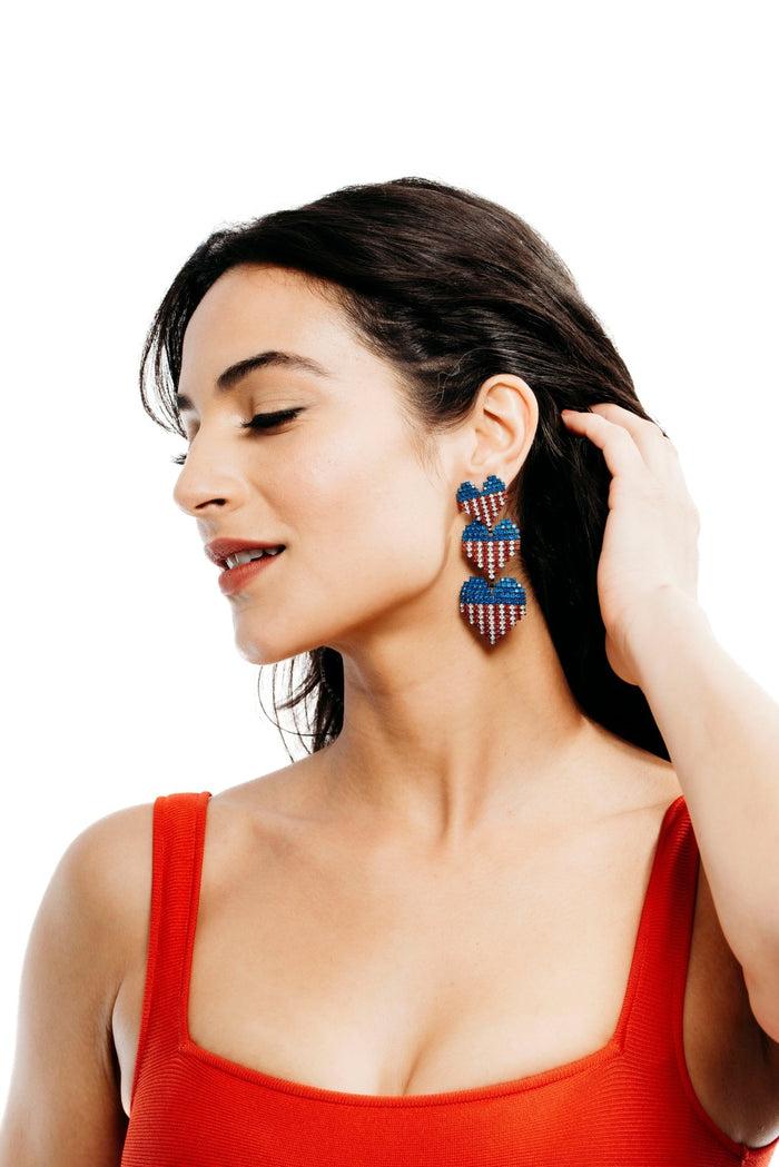 Elizabeth Cole Martha Earrings Multi