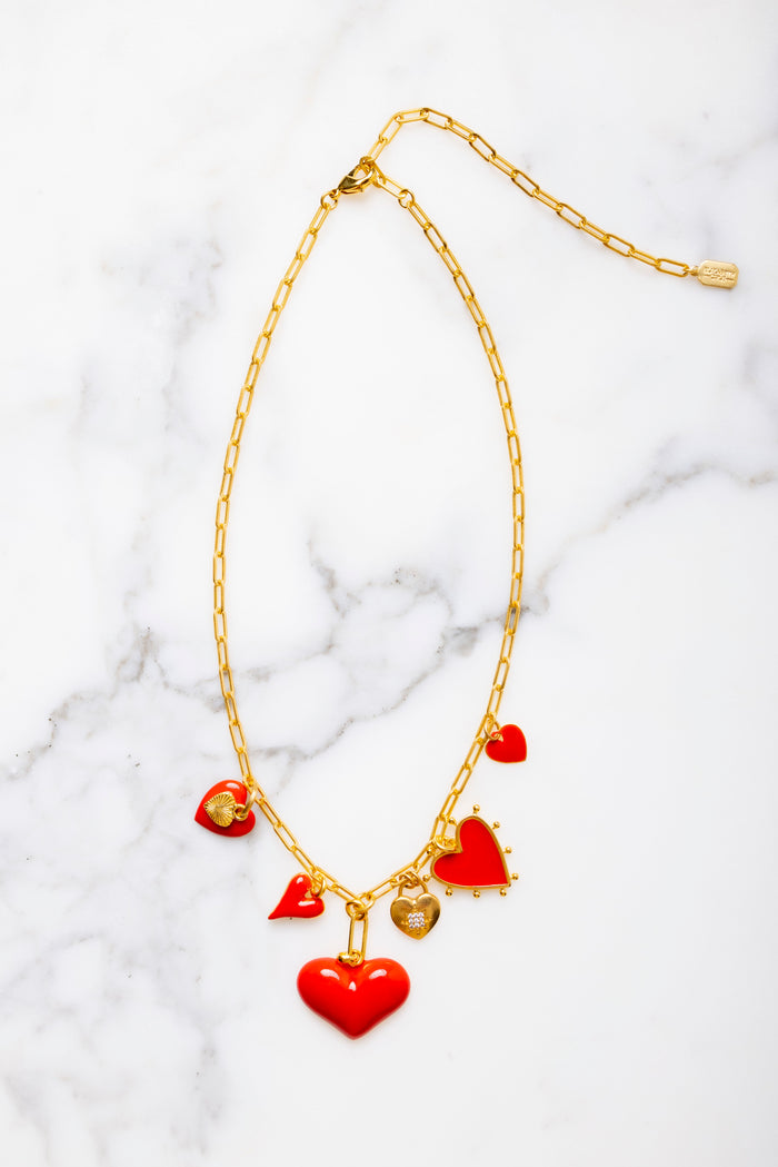 Elizabeth Cole Mercedes Necklace Black