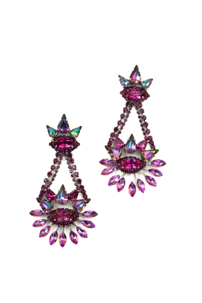Elizabeth Cole Micaela Earrings Pink