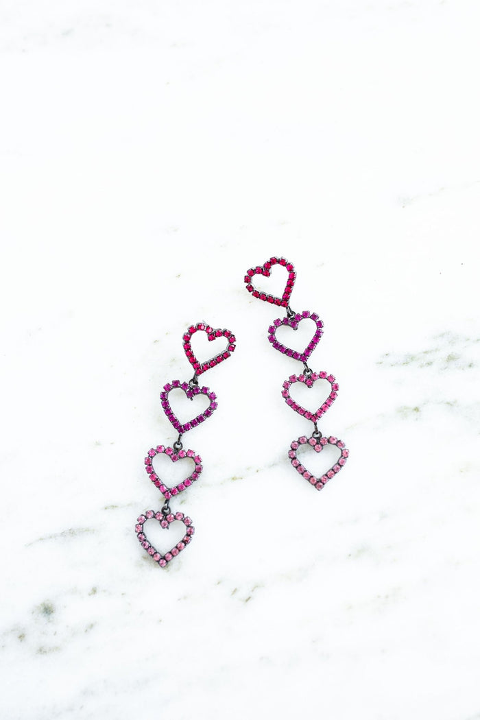 elizabeth cole Mila Earrings Pink