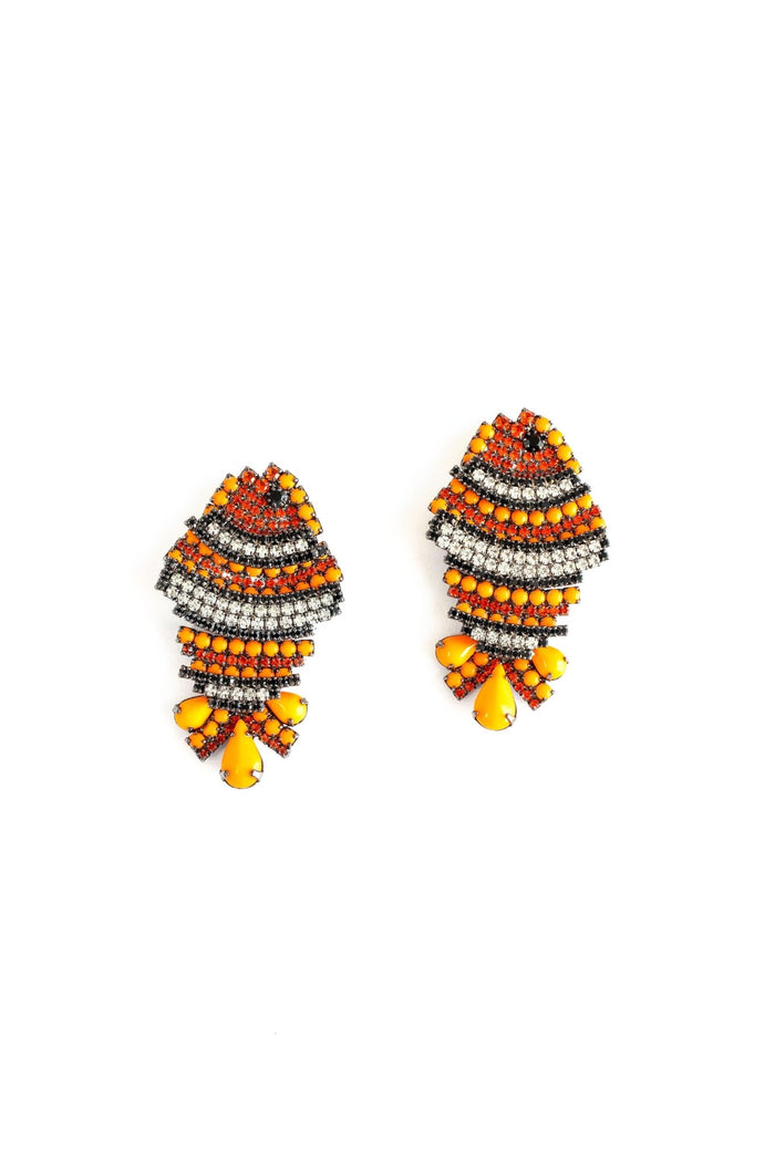 Elizabeth Cole Moselle Earrings Orange