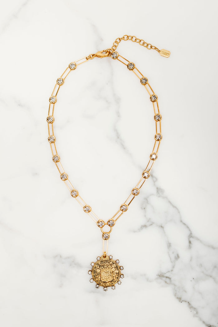 elizabeth cole Nancy Necklace Gold
