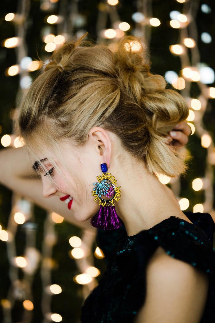 Elizabeth Cole New Year Earrings Multi