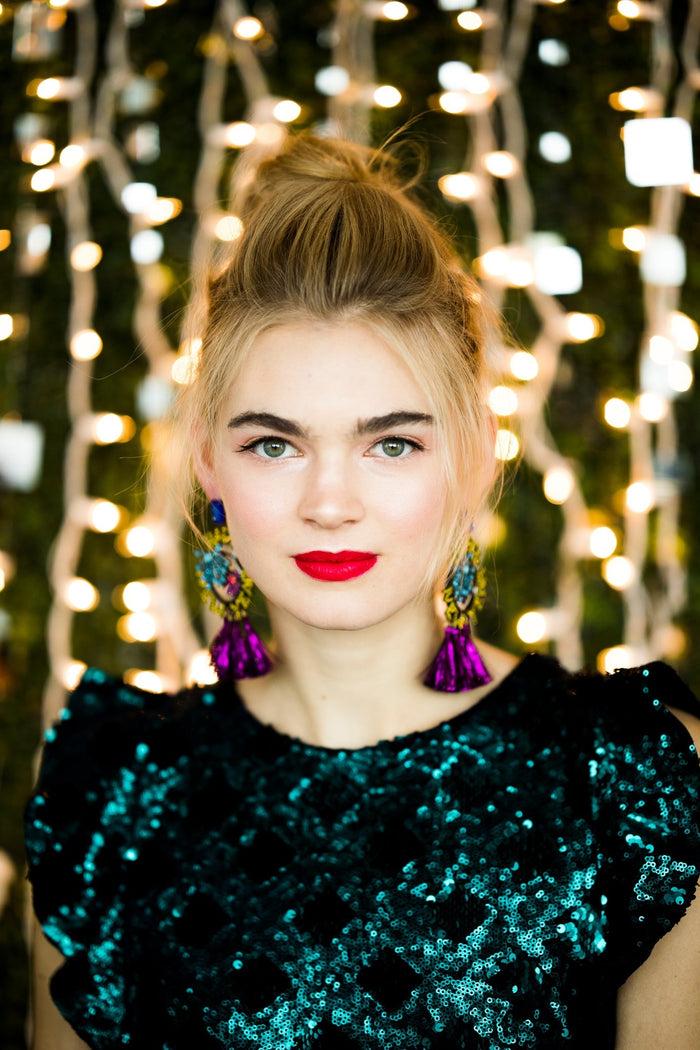 Elizabeth Cole New Year Earrings Multi