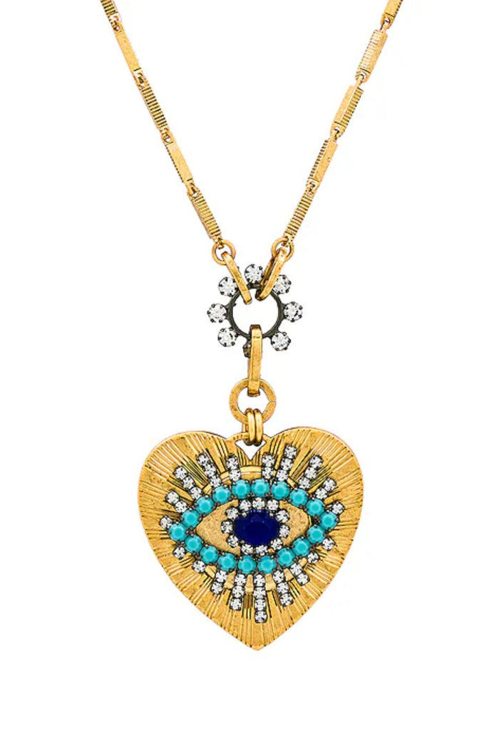 Elizabeth Cole Nixine Necklace Turquoise