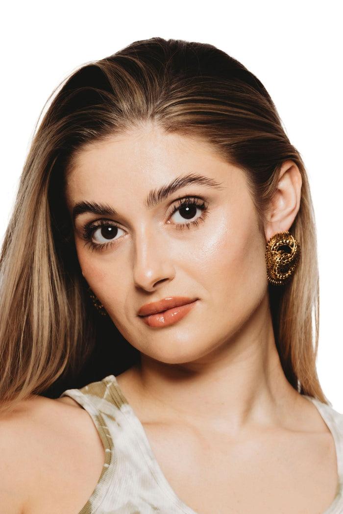 Elizabeth Cole Noama Earrings Silver